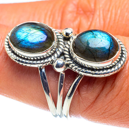 Labradorite Rings handcrafted by Ana Silver Co - RING59712