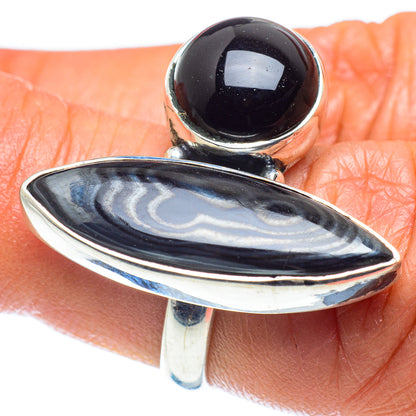 Psilomelane Rings handcrafted by Ana Silver Co - RING59713