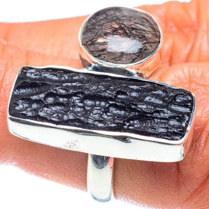 Tektite Rings handcrafted by Ana Silver Co - RING59714