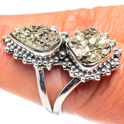 Pyrite Rings handcrafted by Ana Silver Co - RING59723