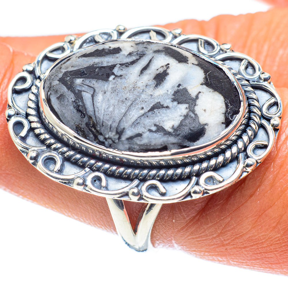 Chrysanthemum Stone Rings handcrafted by Ana Silver Co - RING59724