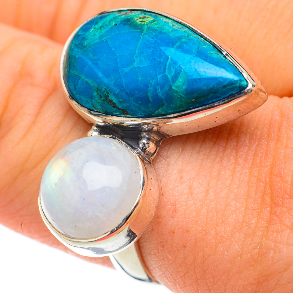 Chrysocolla Rings handcrafted by Ana Silver Co - RING59725
