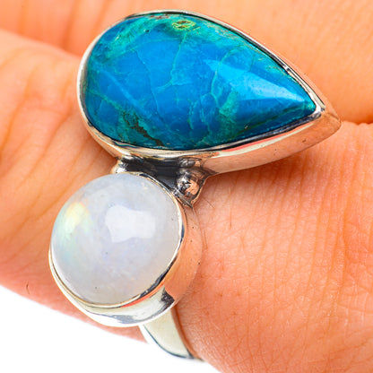 Chrysocolla Rings handcrafted by Ana Silver Co - RING59725
