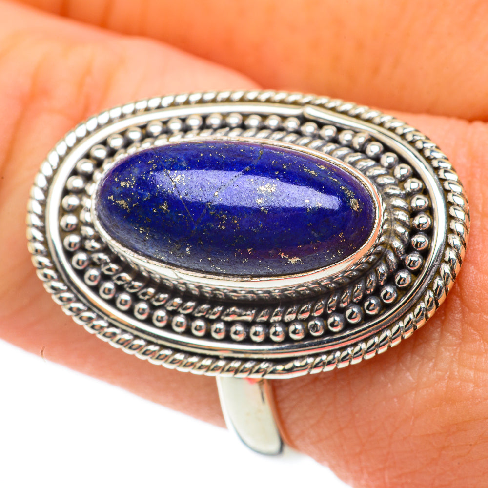 Lapis Lazuli Rings handcrafted by Ana Silver Co - RING59730