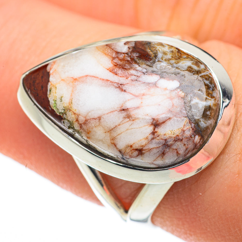 Peanut Wood Jasper Rings handcrafted by Ana Silver Co - RING59737