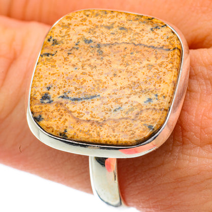 Picture Jasper Rings handcrafted by Ana Silver Co - RING59738