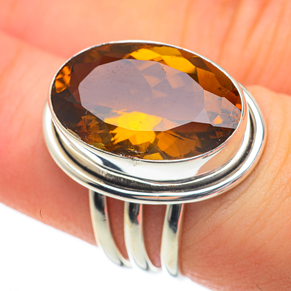 Citrine Rings handcrafted by Ana Silver Co - RING59739