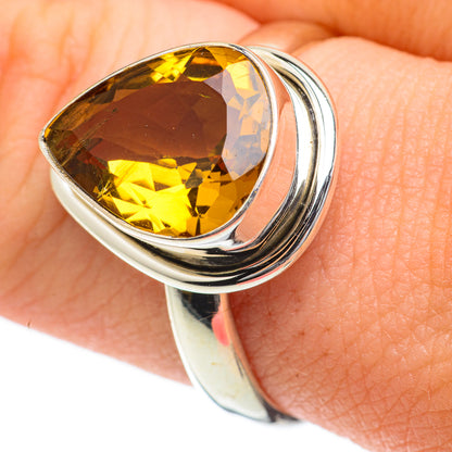 Citrine Rings handcrafted by Ana Silver Co - RING59740