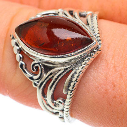 Baltic Amber Rings handcrafted by Ana Silver Co - RING59744