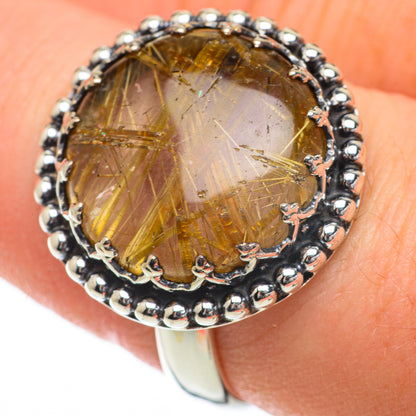 Rutilated Quartz Rings handcrafted by Ana Silver Co - RING59753