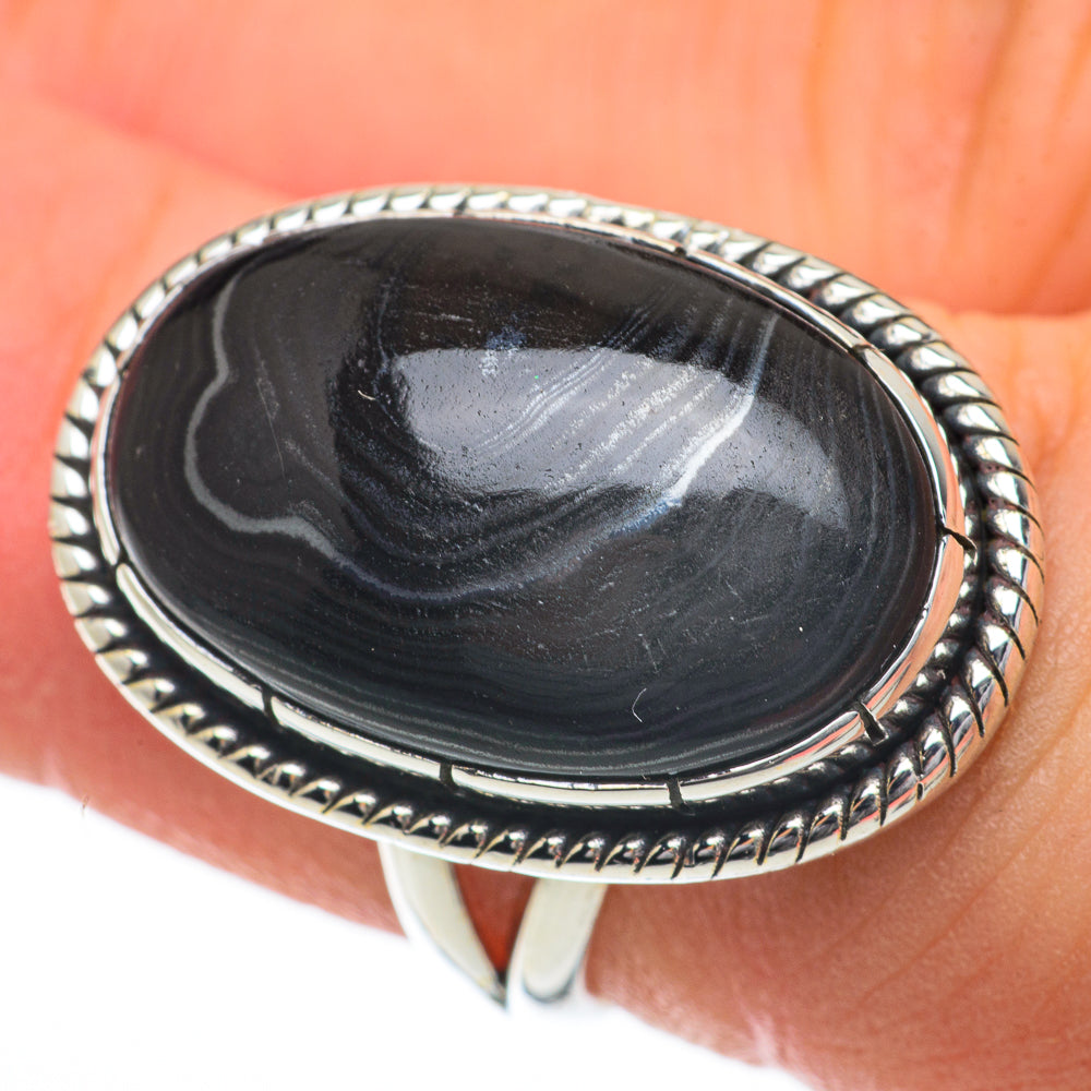 Psilomelane Rings handcrafted by Ana Silver Co - RING59754