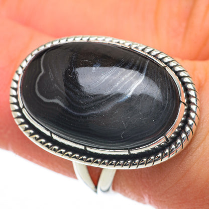 Psilomelane Rings handcrafted by Ana Silver Co - RING59754