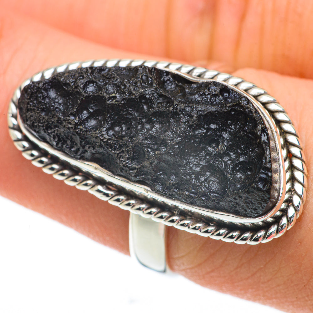 Tektite Rings handcrafted by Ana Silver Co - RING59755