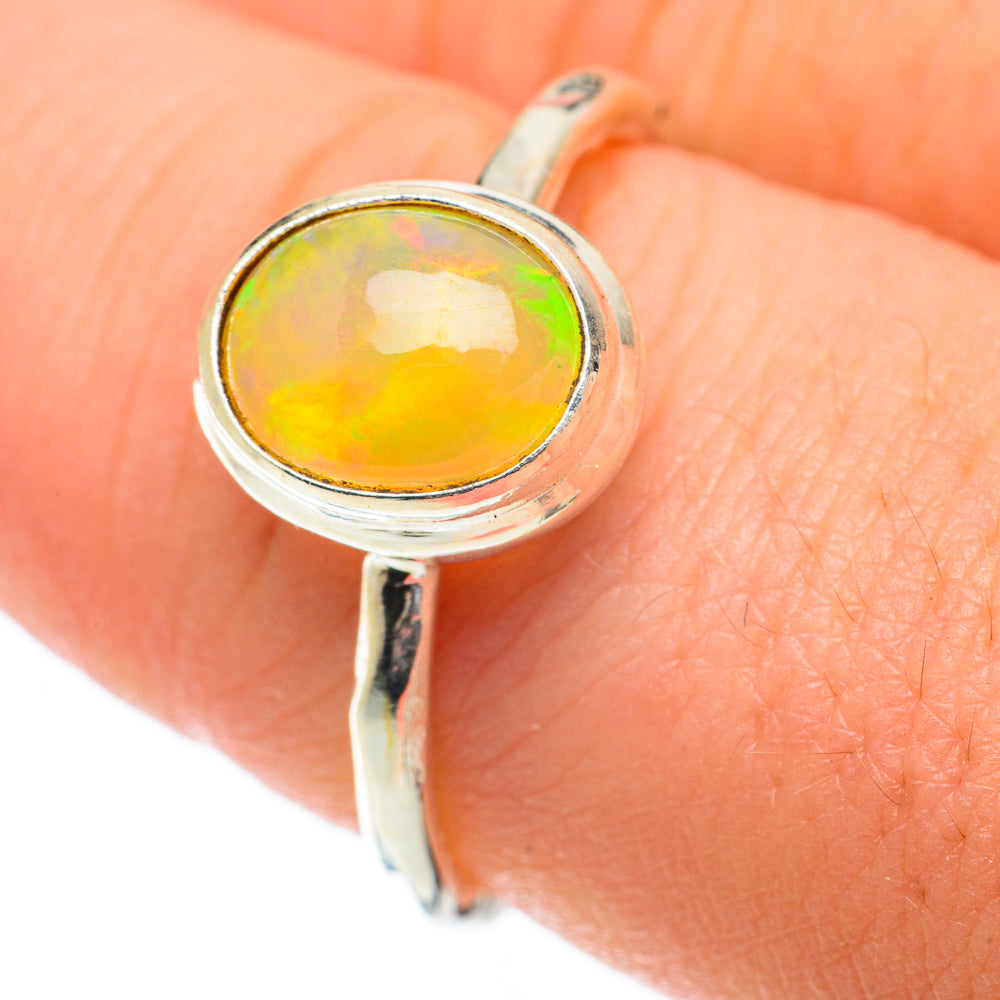 Ethiopian Opal Rings handcrafted by Ana Silver Co - RING59760