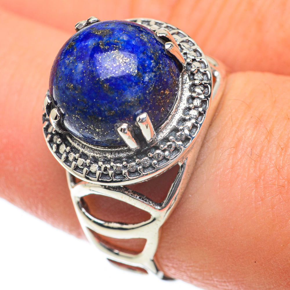 Lapis Lazuli Rings handcrafted by Ana Silver Co - RING59764