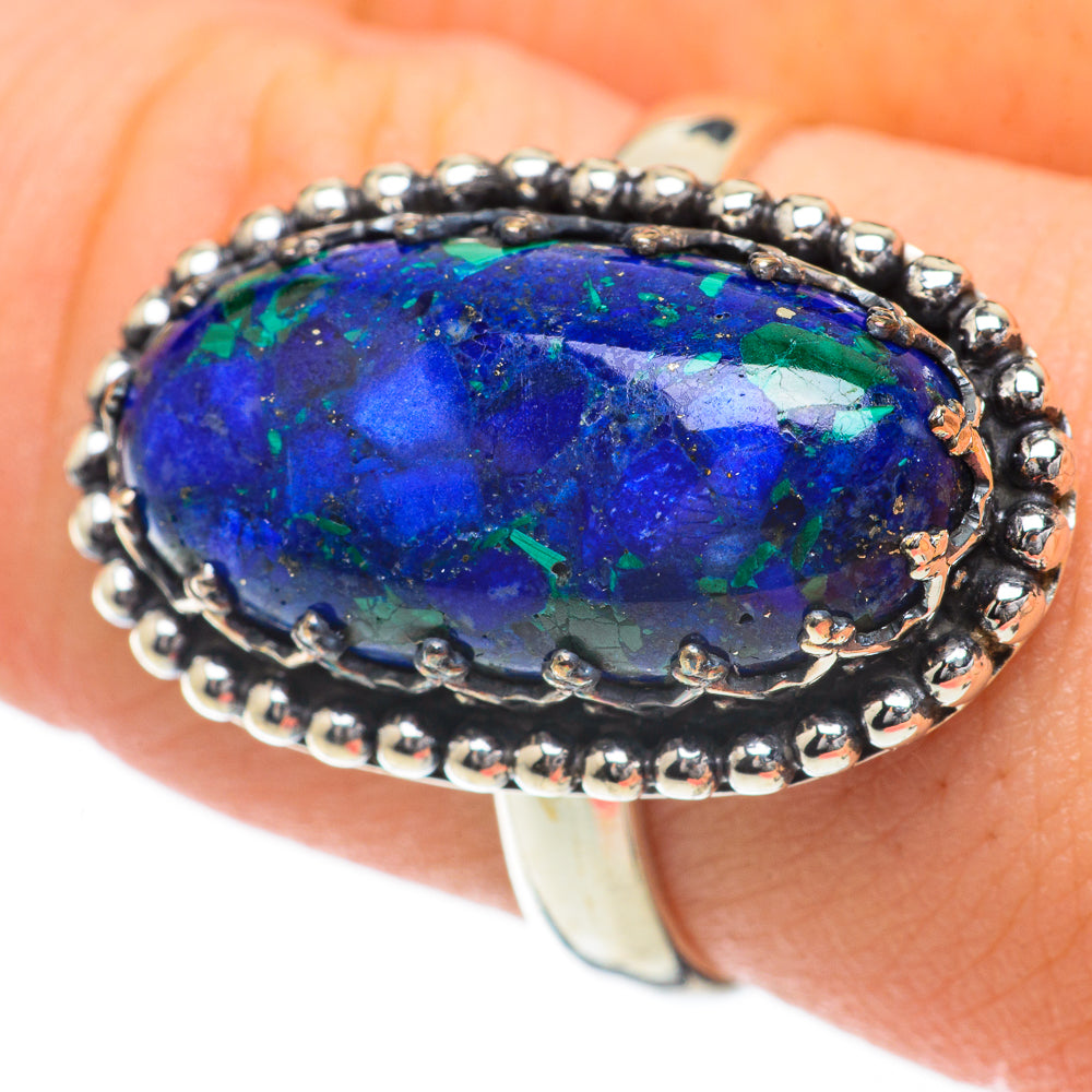 Azurite Rings handcrafted by Ana Silver Co - RING59767