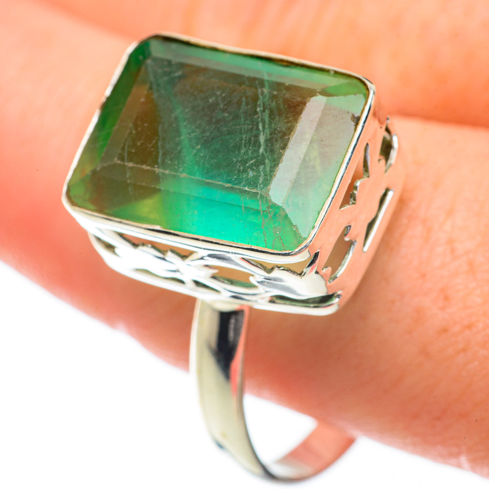Chrysoprase Rings handcrafted by Ana Silver Co - RING59772