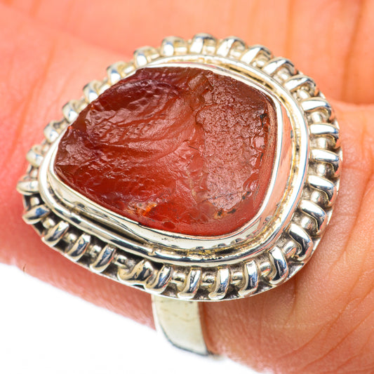 Carnelian Rings handcrafted by Ana Silver Co - RING59776