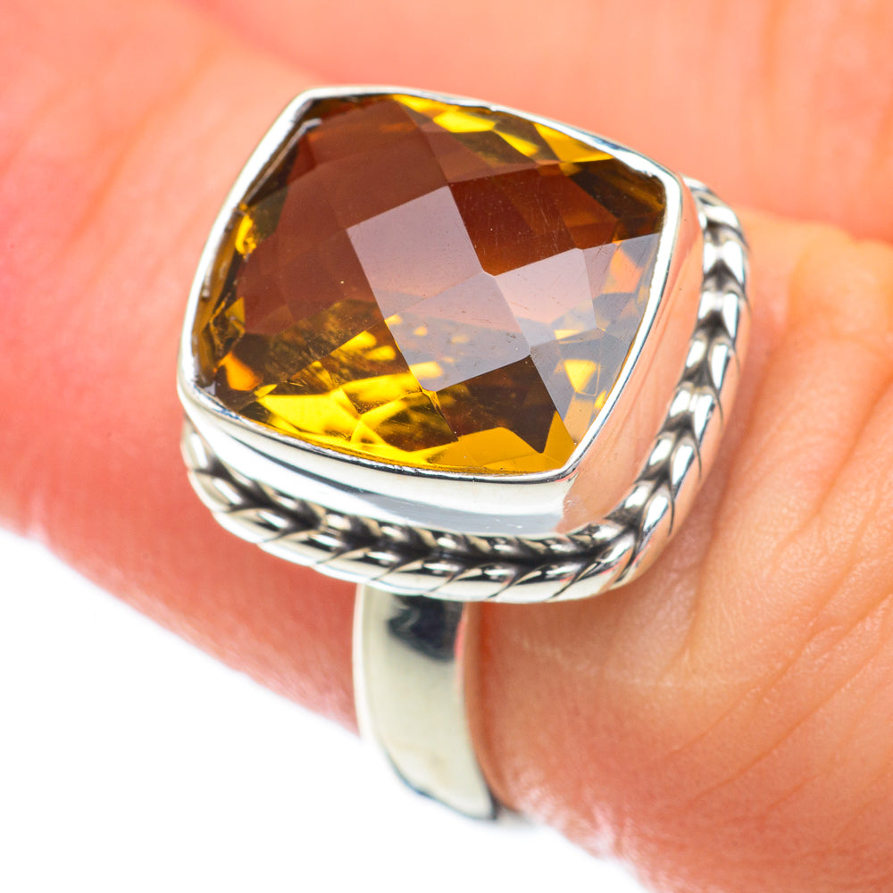 Citrine Rings handcrafted by Ana Silver Co - RING59777