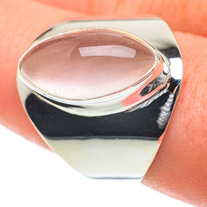 Rose Quartz Rings handcrafted by Ana Silver Co - RING59782