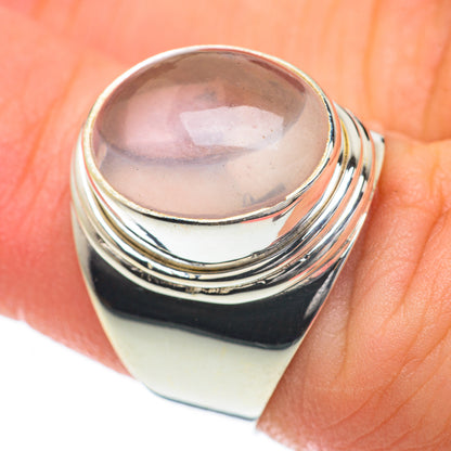 Rose Quartz Rings handcrafted by Ana Silver Co - RING59784