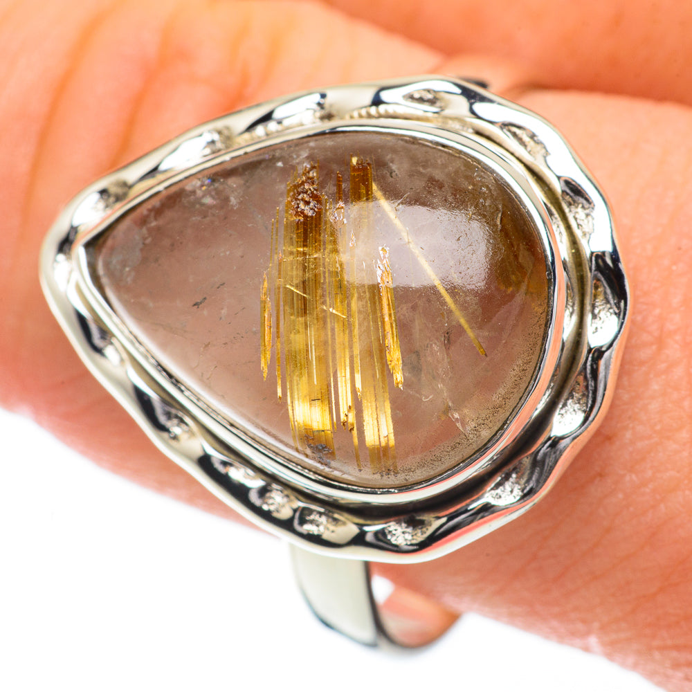 Rutilated Quartz Rings handcrafted by Ana Silver Co - RING59790