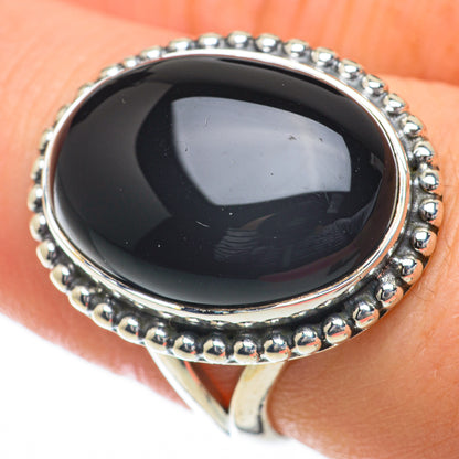 Black Onyx Rings handcrafted by Ana Silver Co - RING59791