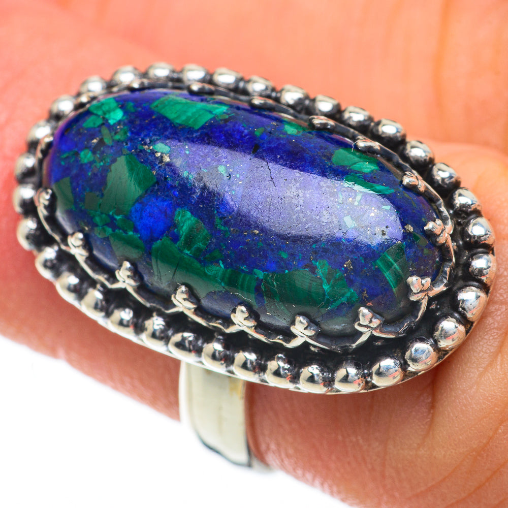 Azurite Rings handcrafted by Ana Silver Co - RING59795