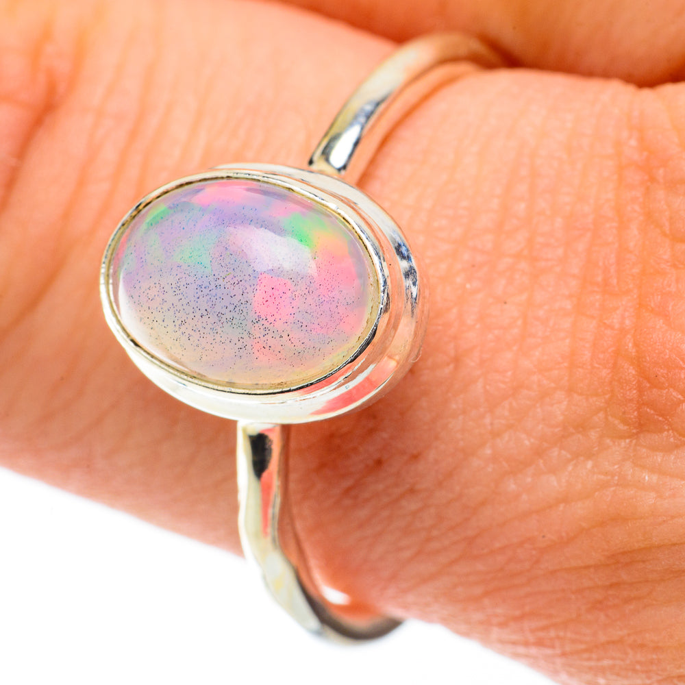 Ethiopian Opal Rings handcrafted by Ana Silver Co - RING59797