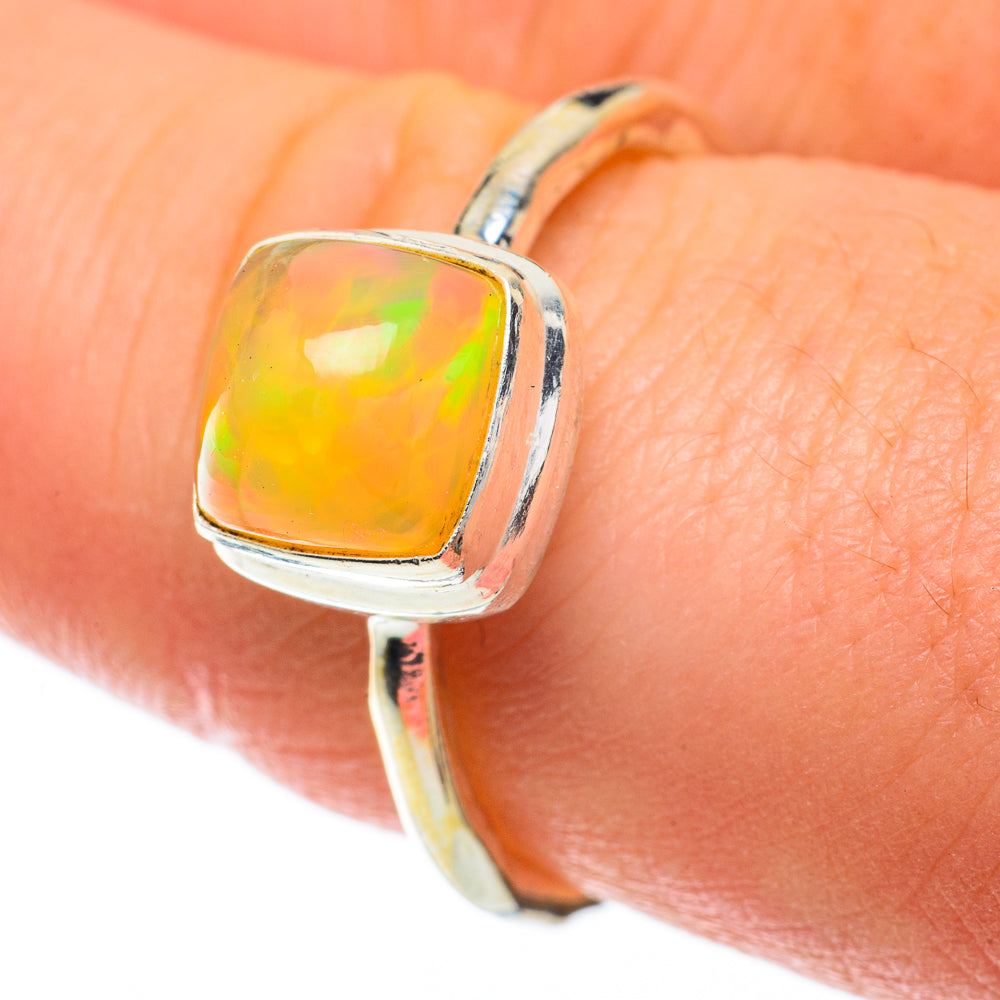 Ethiopian Opal Rings handcrafted by Ana Silver Co - RING59798