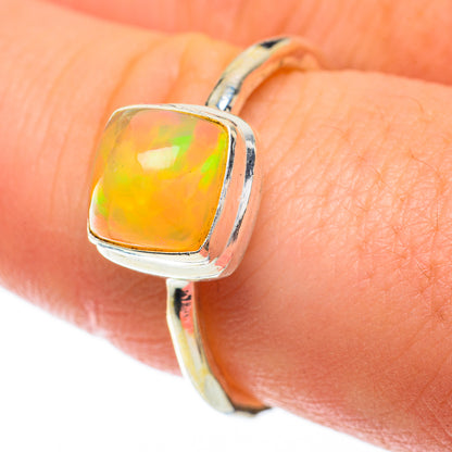 Ethiopian Opal Rings handcrafted by Ana Silver Co - RING59798