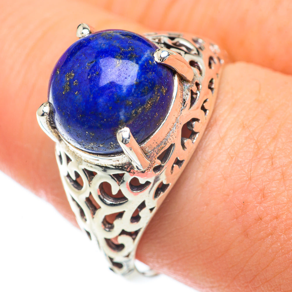 Lapis Lazuli Rings handcrafted by Ana Silver Co - RING59803