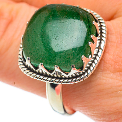 Green Aventurine Rings handcrafted by Ana Silver Co - RING59809