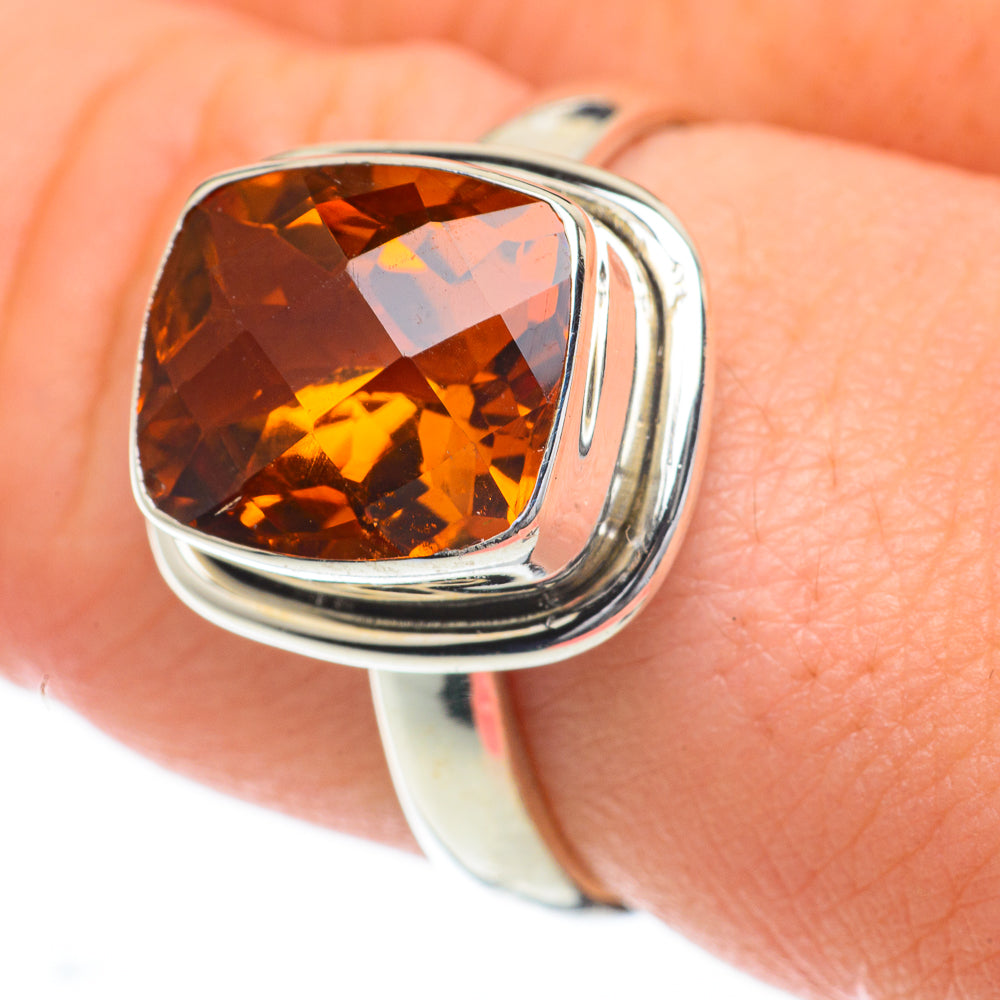 Citrine Rings handcrafted by Ana Silver Co - RING59813