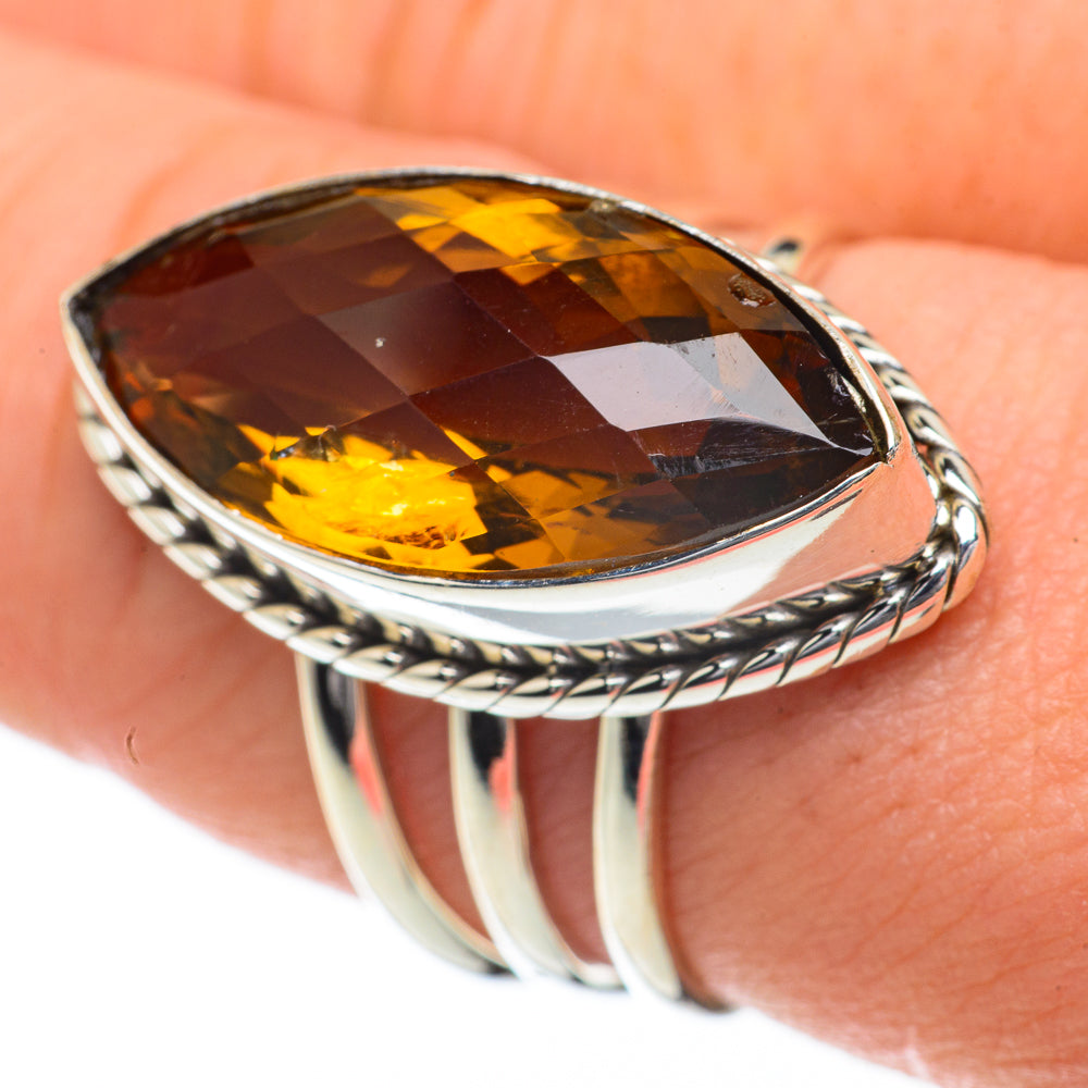 Citrine Rings handcrafted by Ana Silver Co - RING59814