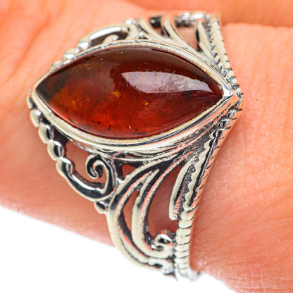 Baltic Amber Rings handcrafted by Ana Silver Co - RING59817