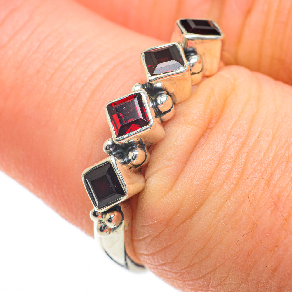 Garnet Rings handcrafted by Ana Silver Co - RING59822