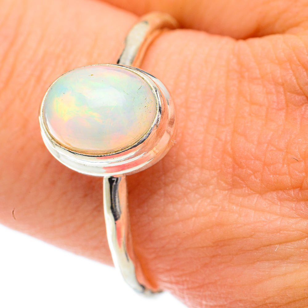 Ethiopian Opal Rings handcrafted by Ana Silver Co - RING59832