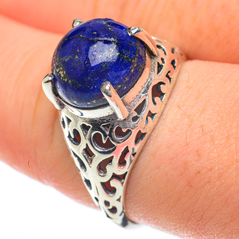 Lapis Lazuli Rings handcrafted by Ana Silver Co - RING59838