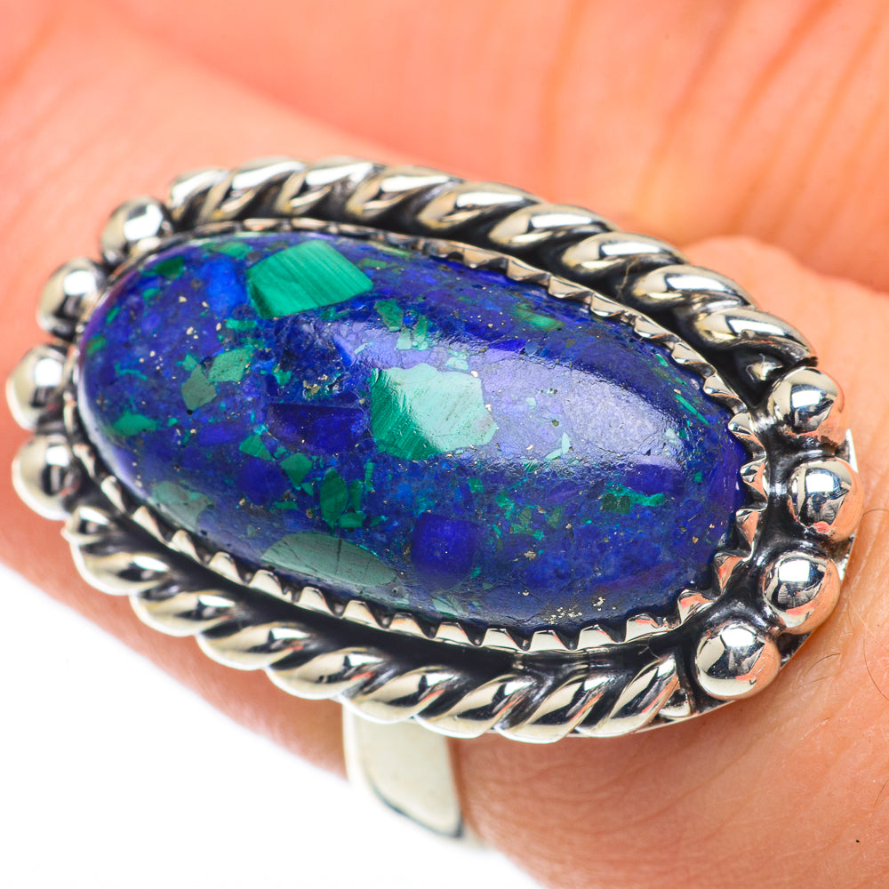 Azurite Rings handcrafted by Ana Silver Co - RING59839