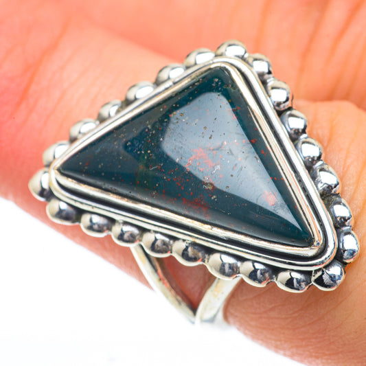 Bloodstone Rings handcrafted by Ana Silver Co - RING59843