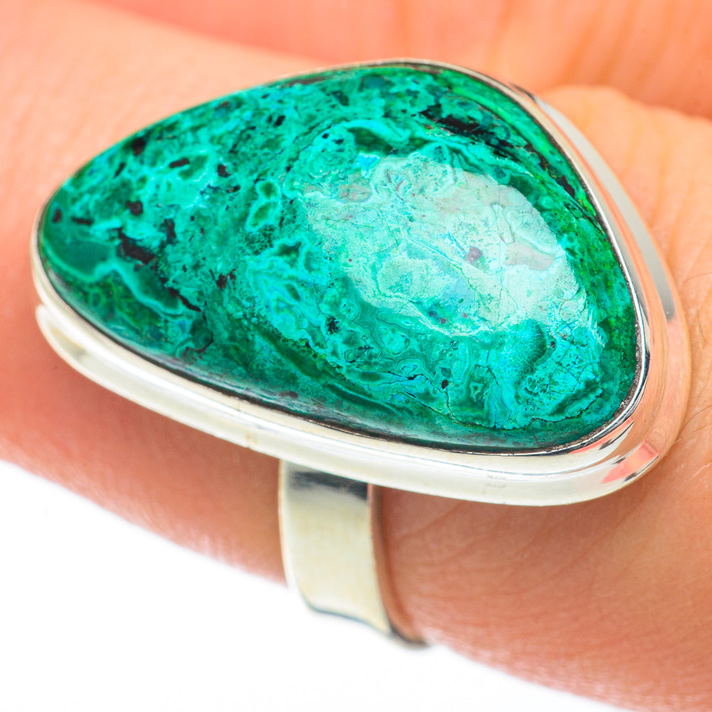 Chrysocolla Rings handcrafted by Ana Silver Co - RING59845