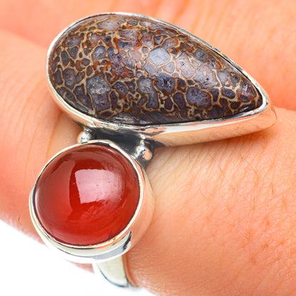 Dinosaur Bone Rings handcrafted by Ana Silver Co - RING59847