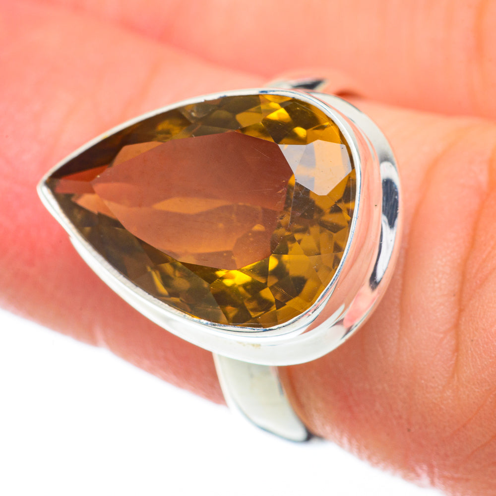 Citrine Rings handcrafted by Ana Silver Co - RING59848
