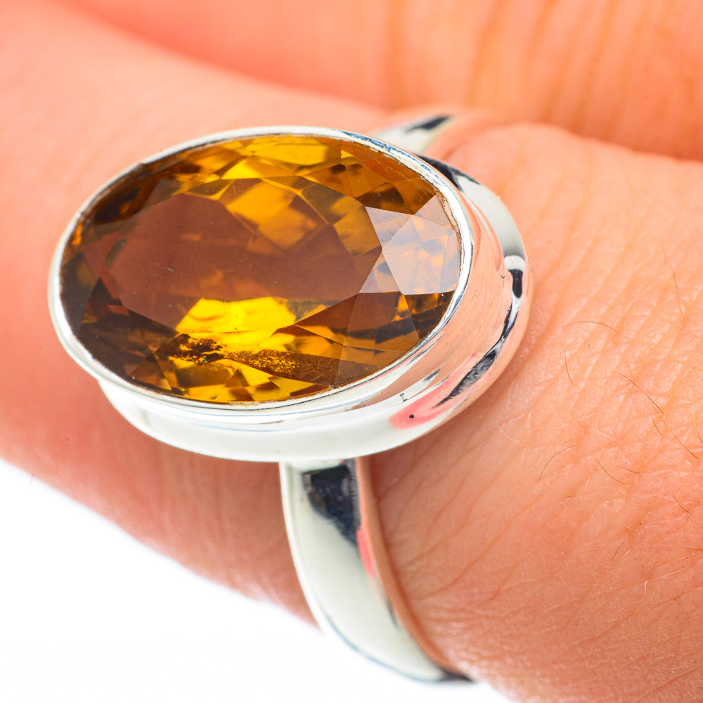 Citrine Rings handcrafted by Ana Silver Co - RING59850