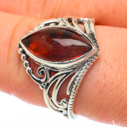 Baltic Amber Rings handcrafted by Ana Silver Co - RING59853