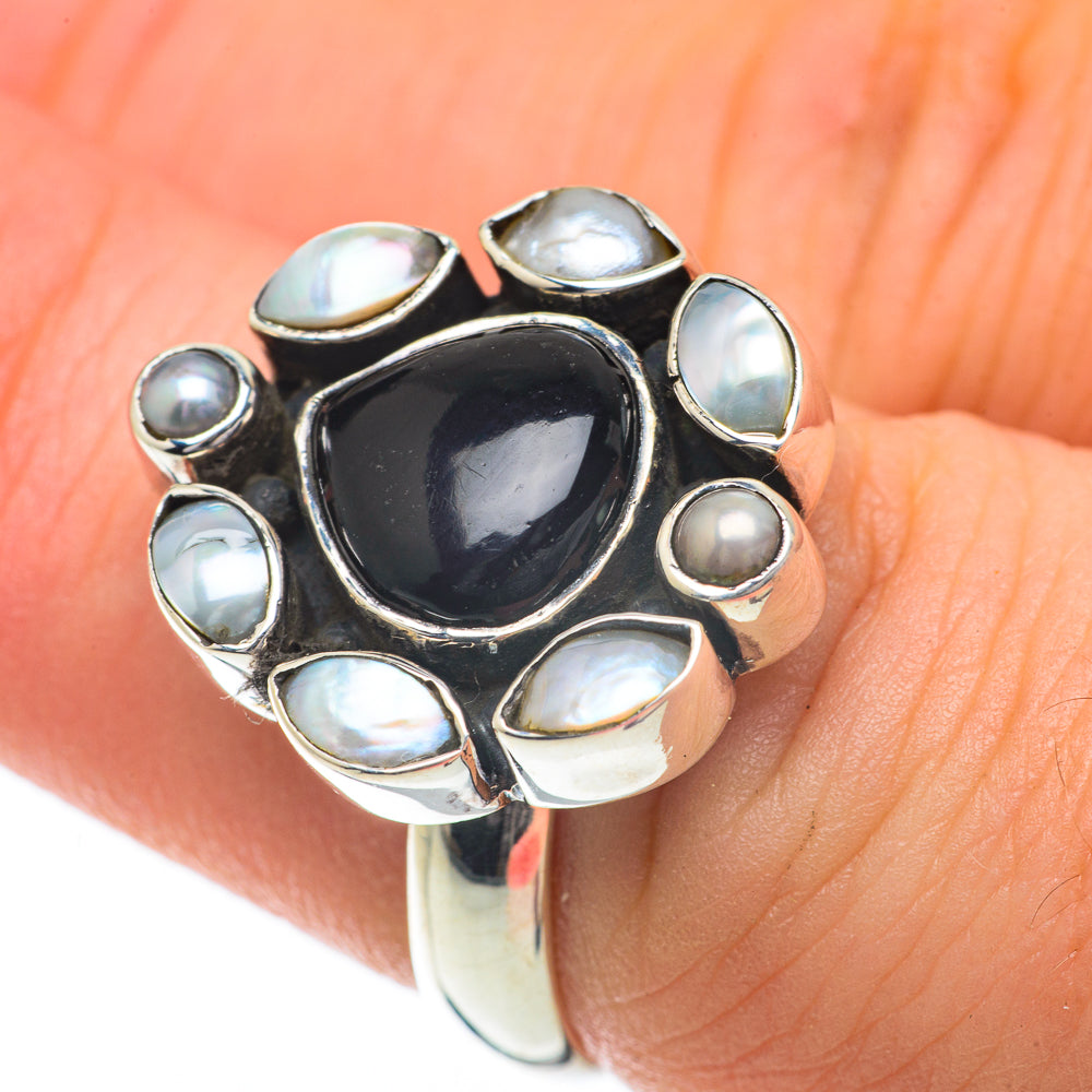 Black Onyx Rings handcrafted by Ana Silver Co - RING59862