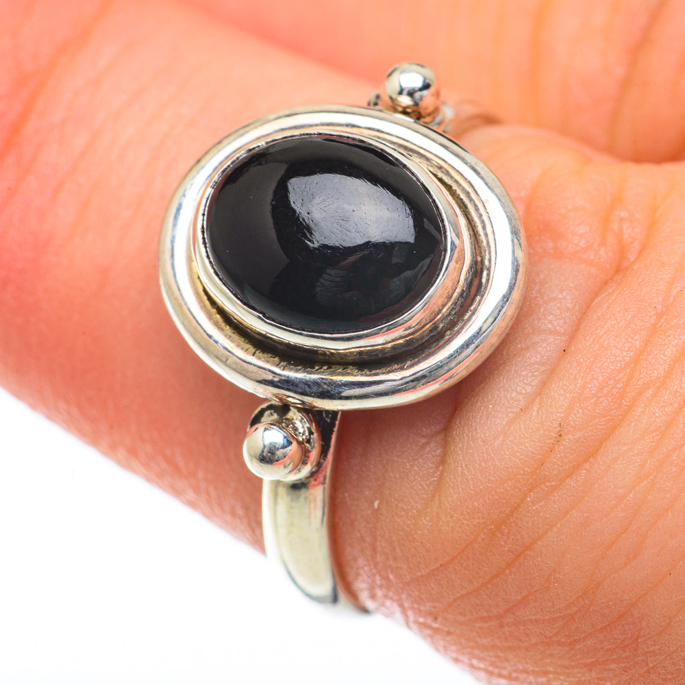 Black Onyx Rings handcrafted by Ana Silver Co - RING59863