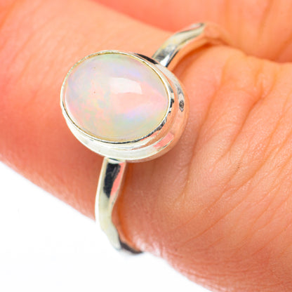 Ethiopian Opal Rings handcrafted by Ana Silver Co - RING59867