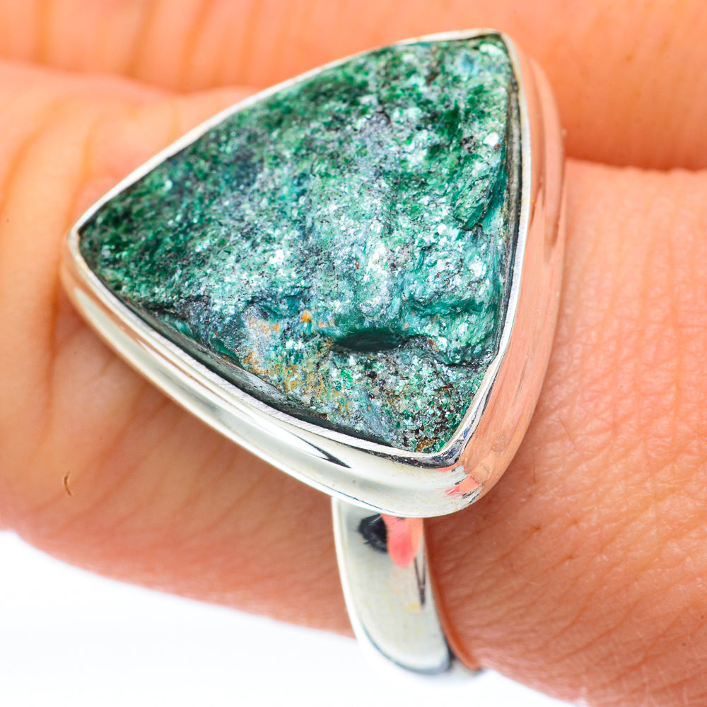 Green Fuchsite Rings handcrafted by Ana Silver Co - RING59876